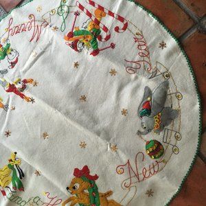 Vintage Disney Tree Skirt-Handmade